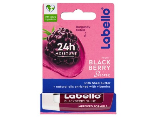 Labello Blackberry Shine Pečující balzám na rty 4,8 g