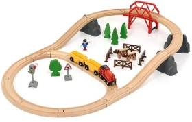 BRIO vláčkodráha Venkovská dráha s mostem (33909)