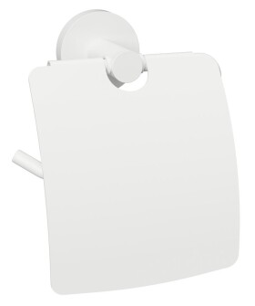 SAPHO - X-ROUND WHITE držák toaletního papíru s krytem, bílá mat XR732W