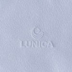 LUNICA Čistící hadřík na stříbrné šperky, bílý, 90x90 mm