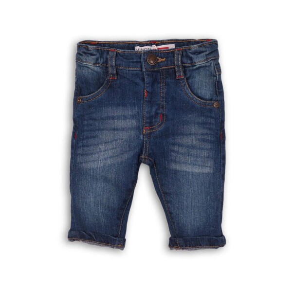 Kalhoty riflové chlapecké, Minoti, B. DENIM 9, modrá - 80/86 | 12-18m
