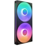 NZXT F280 RGB Core černá / 2x 140mm / Fluid Dynamic Bearing / 34.5 dB @ 2000 RPM / 98.61 CFM / 4-pin PWM + 4-pin RGB (RF-U28HF-B1)