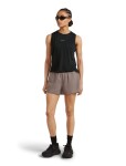 Dámské merino kraťasy ICEBREAKER Wmns 125 ZoneKnit Speed 3" Shorts, Porcini/Black/Aop velikost: XL