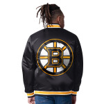 Starter Pánská Oboustranná Bunda Boston Bruins The CLOSER Reversible Varsity Satin Jacket Velikost: