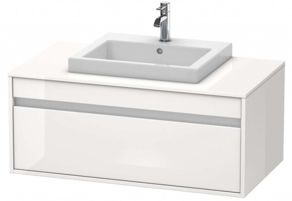 DURAVIT - Ketho Umyvadlová skříňka 43x100x55 cm, 1 zásuvka, lesklá bílá KT679502222