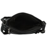 Stylová dámská koženková crossbody kabelka Giada, černá