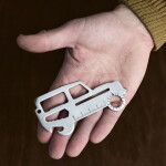 GENTLEMEN'S HARDWARE Multifunkční nástroj Car, stříbrná barva, kov