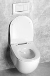 SAPHO - BRILLA závěsná WC mísa, Rimless, 36,5x53cm, bílá 100614