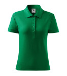 Cotton Heavy polokošile dámská středně zelená XS