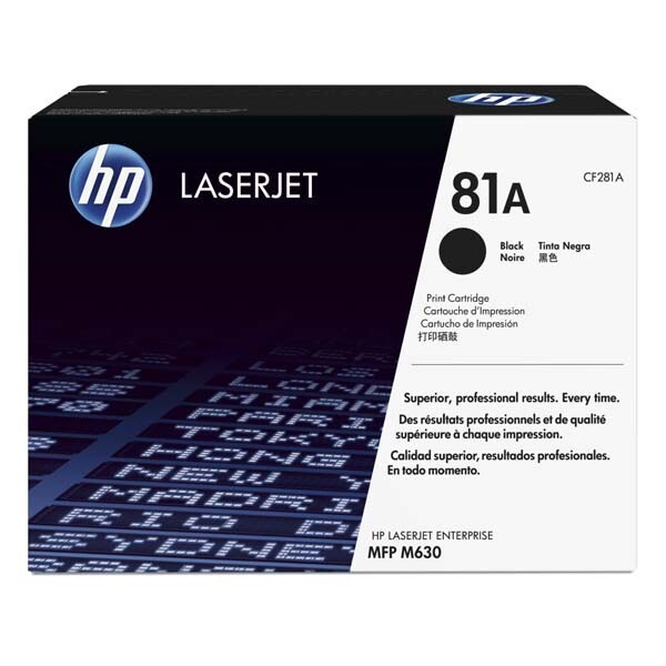 Hewlett-Packard HP CF281A, černý (HP 81A) - originální toner