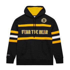 Mitchell Ness Pánská Mikina Boston Bruins Head Coach Hoodie Current Logo Velikost: