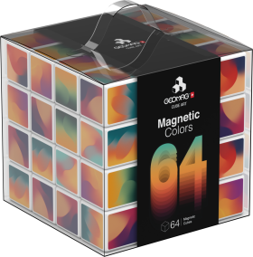 Geomag Magicube Art Mix 64 dílků - Geomag