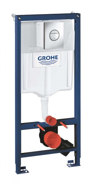 GROHE - Rapid SL Předstěnová instalace pro závěsné WC, tlačítko Nova Cosmopolitan, chrom 38860000