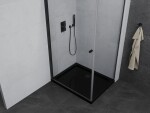 MEXEN/S - Pretoria sprchový kout 100x120, transparent, černá + sprchová vanička včetně sifonu 852-100-120-70-00-4070B