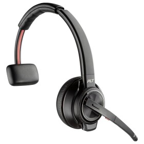 HP Poly Savi 8210-UC Headset otevřená (On Ear) DECT, Bluetooth® stereo černá Potlačení hluku headset, regulace hlasitosti, Vypnutí zvuku mikrofonu, vč.