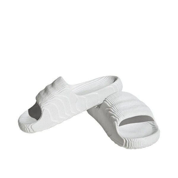 Dámské/pánské žabky adidas Adilette 22 Crystal White s pohodlnou tvarovanou podrážkou, bílé (HQ4672) 42