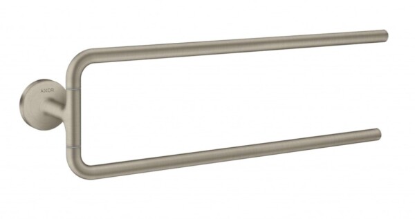 AXOR - Universal Circular Dvojitý držák na ručníky, kartáčovaný nikl 42822820
