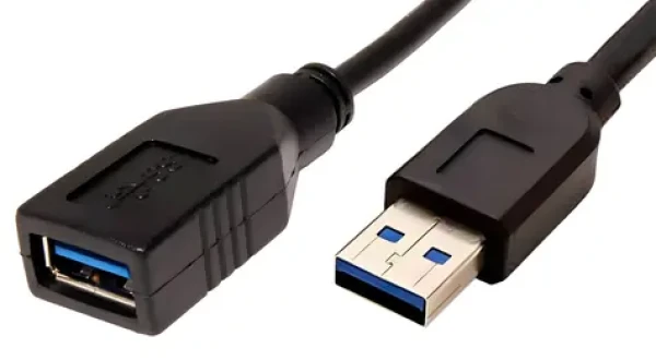 OEM USB 3.0 A-A černá / Prodlužovací kabel / M/F / 0,8 m (11.02.8977)
