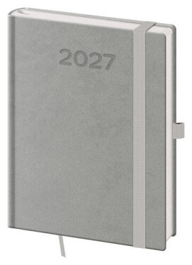 Diář 2027 týdenní B6 Print Pop - šedá