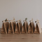 Eulenschnitt Papírový sáček Illustrations 27 × 21 cm – set 6 ks, hnědá barva, přírodní barva, papír