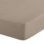 DumDekorace Béžové napínací prostěradlo SOFT – elastické prostěradlo na matraci Šírka: 220 cm | Dĺžka: 200 cm