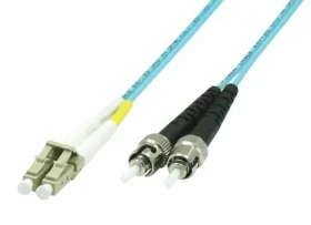 MicroConnect Optical Fibre Cable LC/ST Multimode duplex OM3 3m modrá (FIB412003)