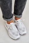 Kožené Sportovní Boty Dámské Sneakers S.Barski LR51-551 Bílé 36