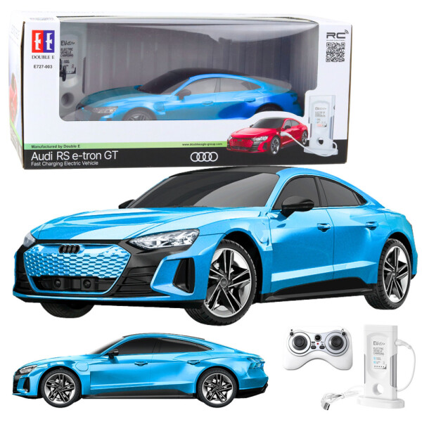 Mamido Autíčko na dálkové ovládání RC Audi RS E-tron GT 1:14 modré