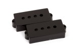 Fender Pickup Covers, Pure Vintage Precision Bass Black (2)