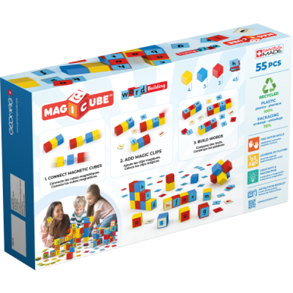 Geomag Magicube Words 55 dílků