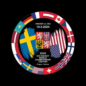 Puk Ice Hockey World Championship Czechia MS 2024 Dueling 10.5.2024 Sweden vs. USA