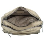 Trendy dámská koženková crossbody Coveri Gloria new, béžová