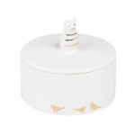 Räder Porcelánová úložná dóza Cat, bílá barva, porcelán