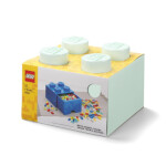 LEGO úložný box šuplíkem aqua