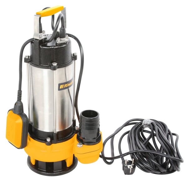 Kalové čerpadlo do septiku s volným průtokem Riwall PRO RESP 750 INOX