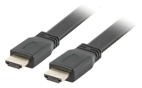 Lanberg CA-HDMI-21CU-0018-BK černá / Kabel HDMI / 1.8 m / HDMI 2.0 / 18 Gbit/s / ARC (CA-HDMI-21CU-0018-BK)