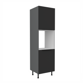 Vysoká skříňka pro vestavnou troubu Aria ANT 60 DP-210 2F Barva korpusu: Antracit, Barva dvířek: BL - Black AFM