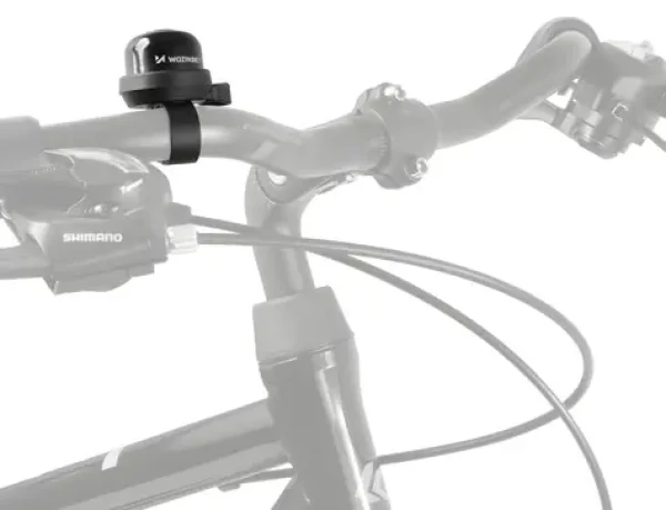 Wozinsky WDR-S2 černá / Zvonek na kolo / mechanický / hliníkový (5907769389061)