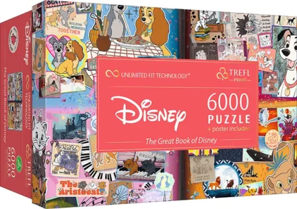 TREFL Puzzle UFT Velká kniha Disney