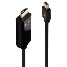Lindy Mini DisplayPort - HDMI černá / Kabel / 4K 30Hz / 1 m / pasivní DP (36926)