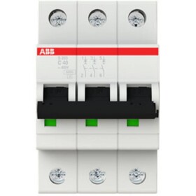 ABB 2CDS253001R0404 S203-C40 elektrický jistič 3pólový 40 A 380 V