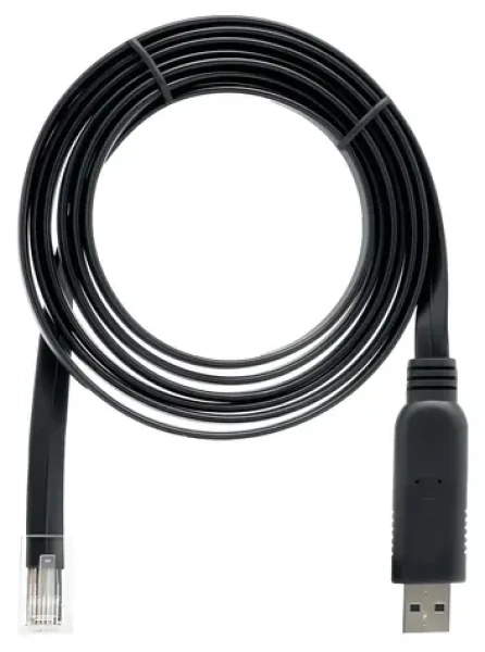QNAP CAB-CONSOLE-URJ45-1M8 / Konzolový kabel / USB-A na RJ-45 / 1,8 m (CAB-CONSOLE-URJ45-1M8)