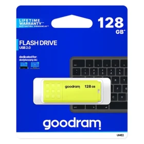 GOODRAM UME2 128GB žlutá / Flash disk / USB 2.0 / čtení: 20MBs / zápis: 5MBs (UME2-1280Y0R11)