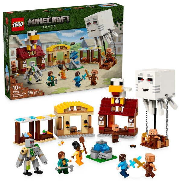 LEGO LEGO® Minecraft 21273 Balón v podobě ďasa a útok na vesnici