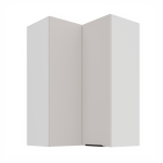 Horní rohová skříňka Como 60x60 GN-90 2F (90°) Barva korpusu: Bílá, Barva dvířek: Kašmír