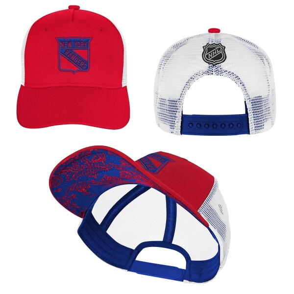 Outerstuff Dětská Kšiltovka New York Rangers Lifestyle Snapback Trucker