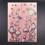 Antistresové omalovánky I Believe in Fairies, omalovánkové pohlednice, Klára Marková