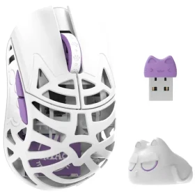 WLMOUSE Beast Miao bílá / bezdrátová myš / optická / 30000 DPI / 5 tlačítek / 2.4GHz / USB-C (MIAO-WHITE-O)