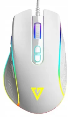 MODECOM Volcano Veles bílá / Herní myš / optická / 12800 DPI / USB (M-MC-VELES-200)