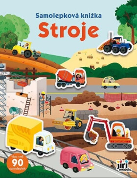 Samolepková knižka Stroje